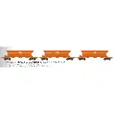 Set de 3 wagons trémies ex type 1 « COLAS RAIL » - Ree Modèles WBCOLAS1 - HO 1/87 - SNCF - Ep VI - 2R - 2