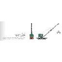 Grue Bondy sur bogie région Ouest - Ree Modèles WB794 - HO 1/87 - SNCF - 2R - 2