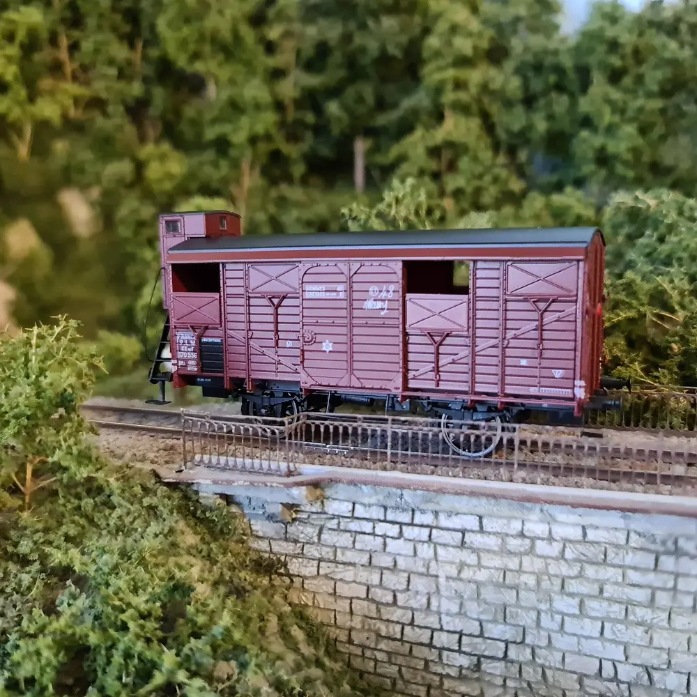 Wagon couvert PLM 20T - Ree Modèles WB-697 - HO 1/87 - SNCF - Ep II - 2R - 5