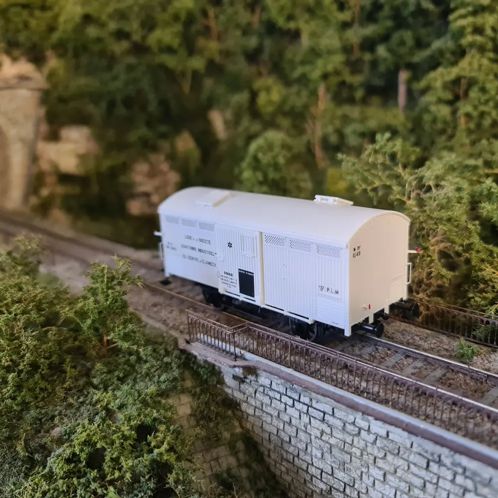 Wagon Réfrigérant Ex-Primeur blanc REE MODELES WB767 PLM - HO 1/87 - EP II - 5