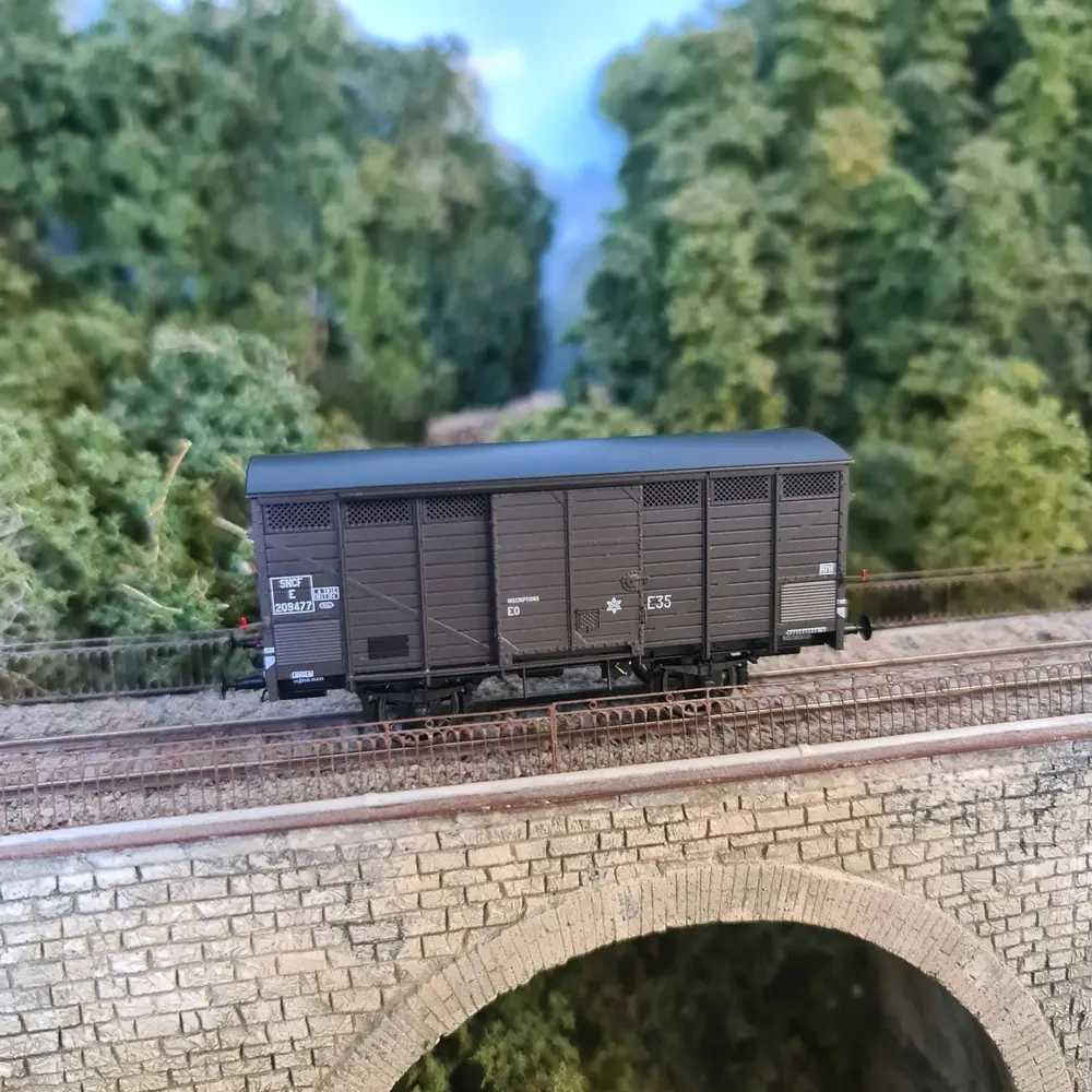 Wagon primeur ex-10T Type 3 REE Modèles WB748 - HO 1/87 - PLM - EP III - 3