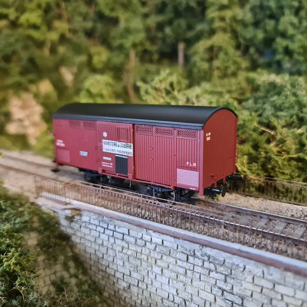 Wagon ISOTHERME Ex-Primeur rouge sideros - Ree Modèles WB769 - HO 1/87 - PLM - Ep II - 2R - 5