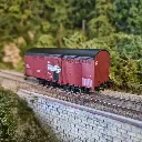 Wagon ISOTHERME Ex-Primeur rouge sideros - Ree Modèles WB769 - HO 1/87 - PLM - Ep II - 2R - 5