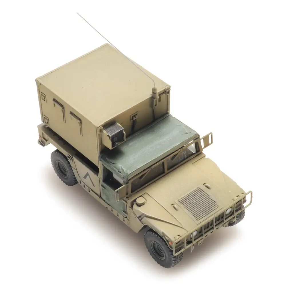 Véhicule militaire US Humvee Desert Shelter - Artitec 6870541 - HO 1/87 - 2