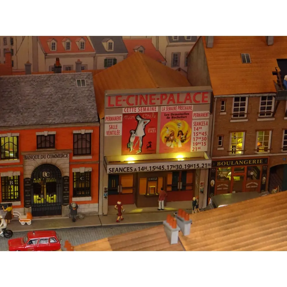 Immeuble droit (Le-Ciné-Palace) - Régions et Compagnies VIL002 - HO 1/87  - 4