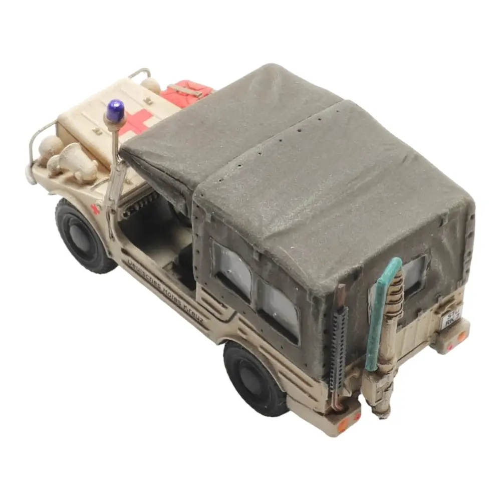 Véhicule militaire DKW Munga F91/8 - ARTITEC 6870451 - HO 1/87 - Croix rouge - 4