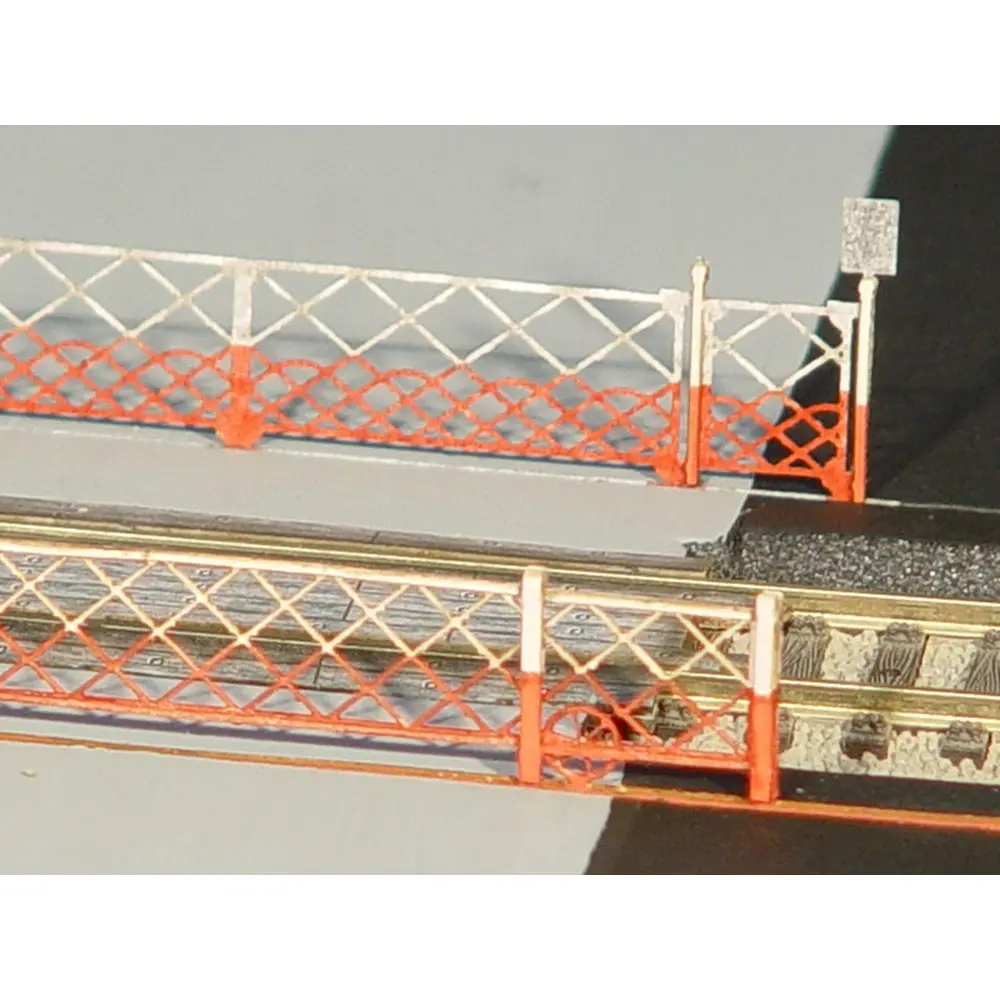 2 Barrières PN Roulantes + 2 Pivotantes - Régions et Compagnies VOI004 - HO 1/87 - 2