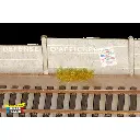 Clôtures en ciment préfabriqué - Régions et Compagnies VIL048 - HO 1/87  - 2