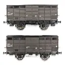 Set 2 Wagons primeurs ex-10T Type 3 REE Modèles WB747 - HO 1/87 - SNCF - EP III - 3