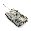 Char Jagdpanther (spät) Hiver, prêt à l'emploi - Artitec 6870251 - HO 1/87 - 8