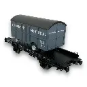 Wagon UFR Mono-Porteur + Remorque Fourgon "BOURGEY" - REE Modeles WB647 - HO 1/87 - 2