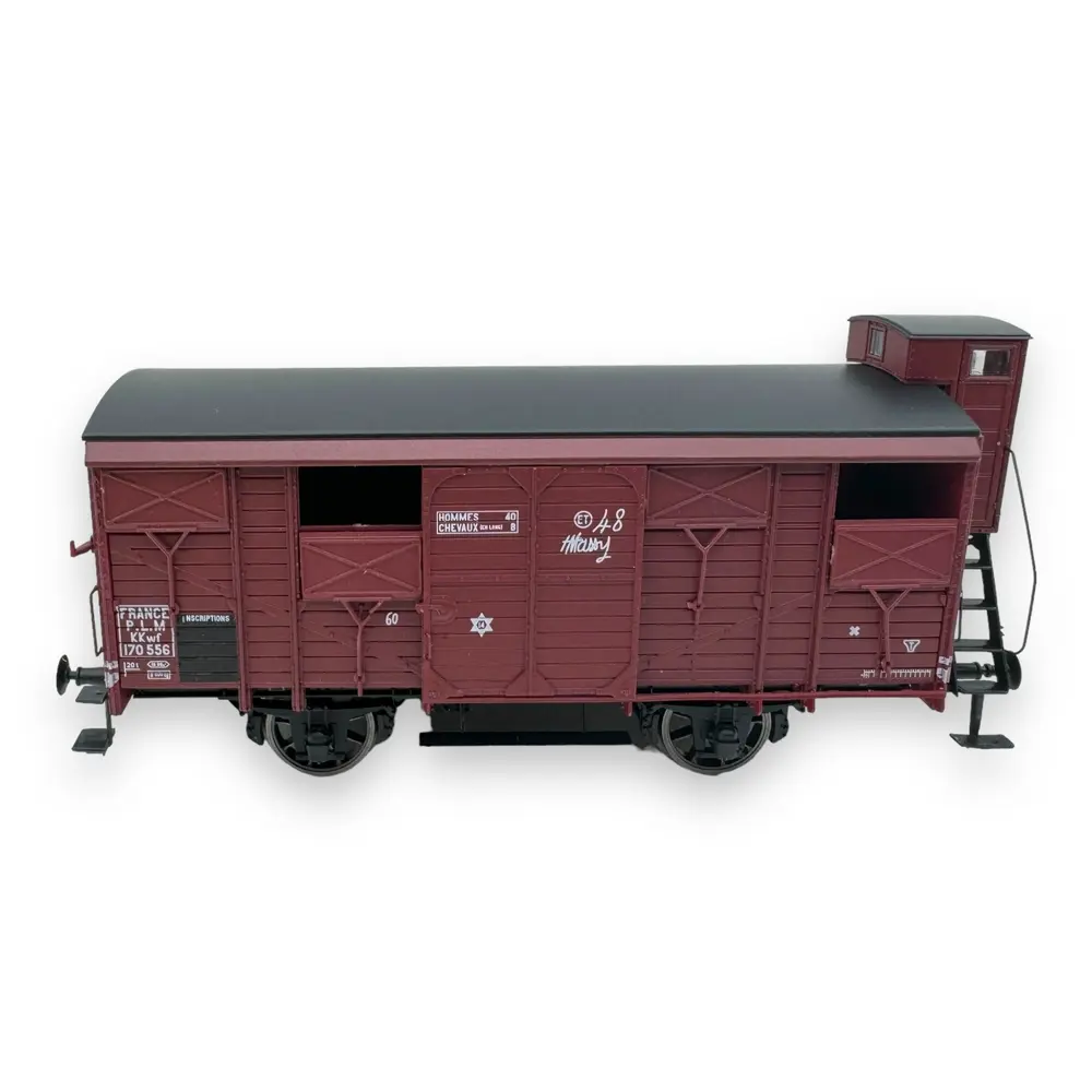 Wagon couvert PLM 20T - Ree Modèles WB-697 - HO 1/87 - SNCF - Ep II - 2R - 3