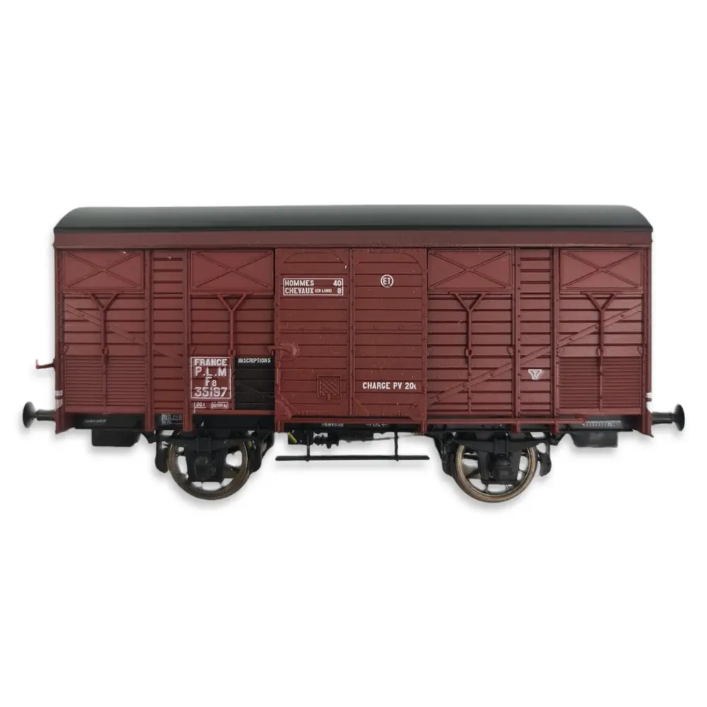 Wagon ex-couvert primeur 20T PLM REE Modèles WB736 - HO 1/87 - EP II - 2