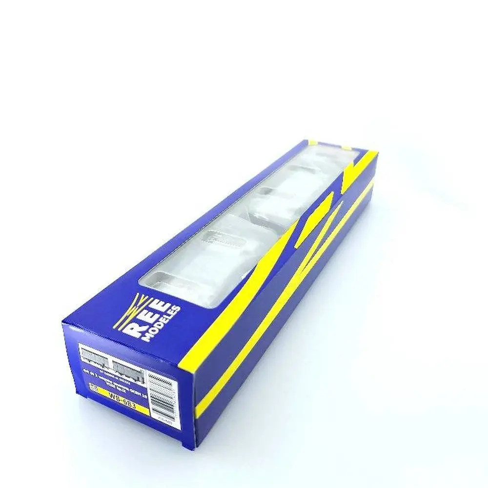 Set 2 wagons Couvert OCEM 19 - REE Modèles WB683 - HO 1/87 - SNCF - EP II - 4