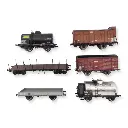 Set 6 wagons anciennes compagnies REE Modèles WB771 HO 1/87 - SNCF - EP II - 3
