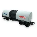 Set 3 wagons citernes Algeco-Total - Ree Modèles WB-657 - HO 1/87 - SNCF - EP IV/V - 2R - 9