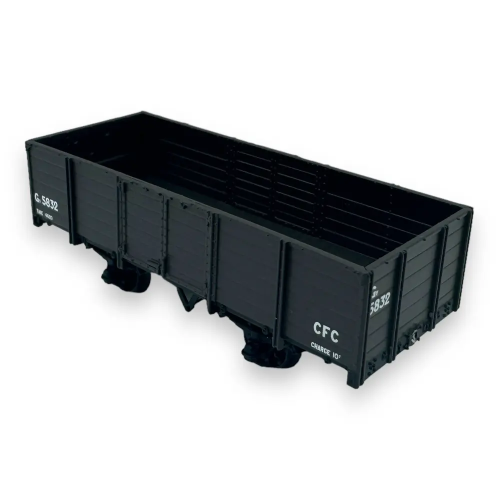 Set 2 wagons tombereaux Non Freinés - Ree Modèles VM-033 - HOe 1/87 - 6