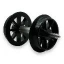 Set de 10 essieux pour wagons avec roues à rayons - REE Modèles VMESSIEUHOE - Echelle HOe - 2