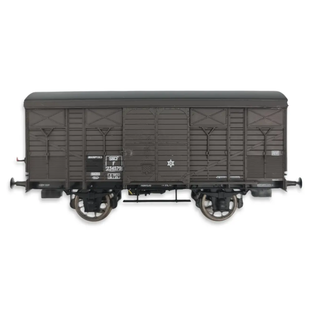 Wagon ex-couvert primeur 20T PLM REE Modèles WB740 - HO 1/87 - SNCF - EP III - 2