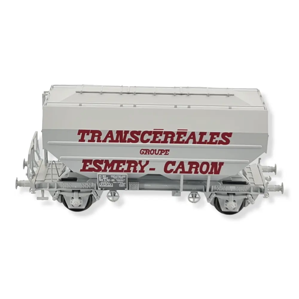 Wagon céréalier ESMERY-CARON gris - REE MODELES WB730 SNCF HO 1/87 - EP IV - 2