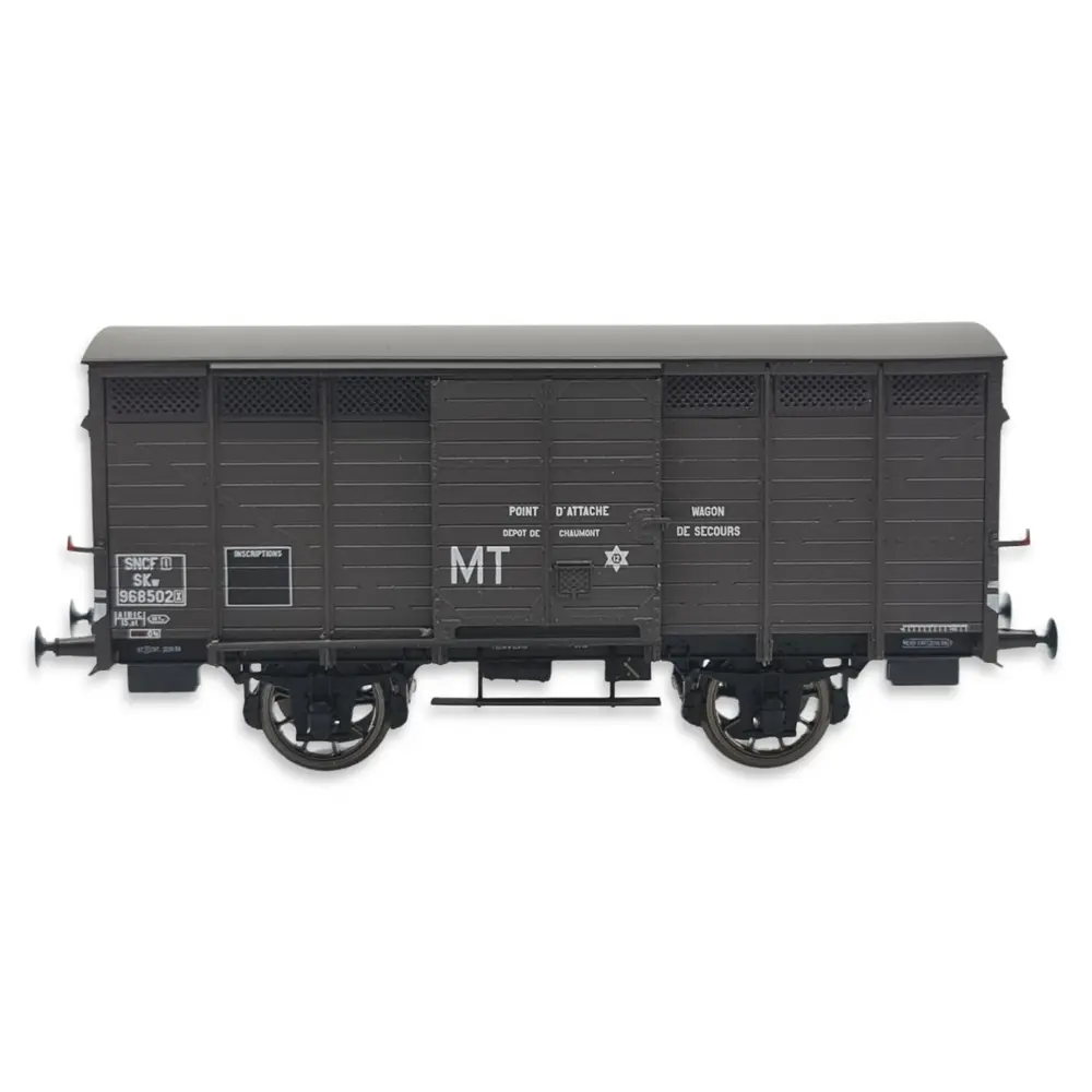 Wagon couvert ex-10T PLM "MT" REE Modèles WB742 - HO 1/87 - SNCF - EP III - 2