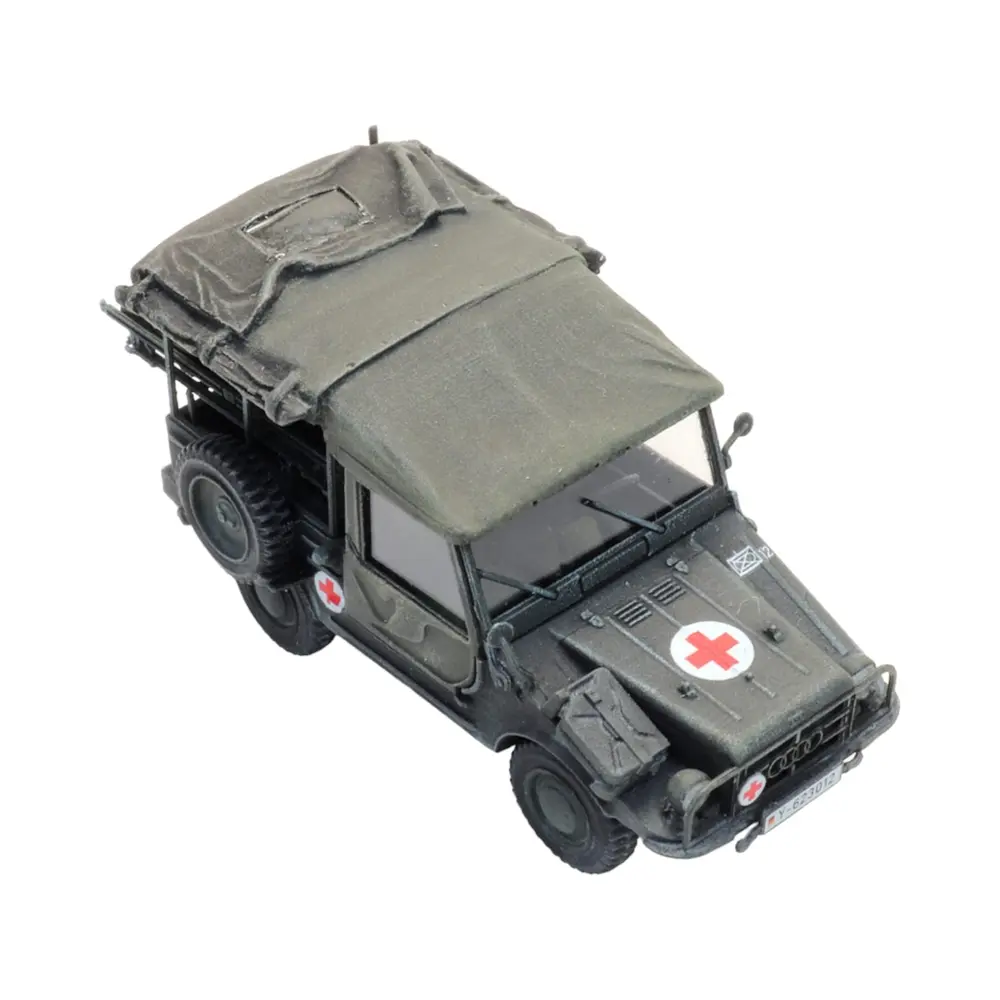 Véhicule militaire BRD DKW Munga F91/8 - ARTITEC 6870452 - HO 1/87 - version médicale - 3
