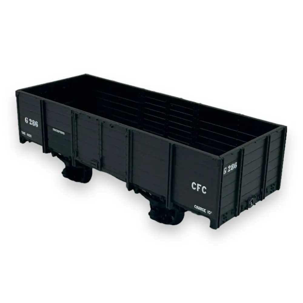 Set 2 wagons tombereaux Non Freinés - Ree Modèles VM-033 - HOe 1/87 - 3