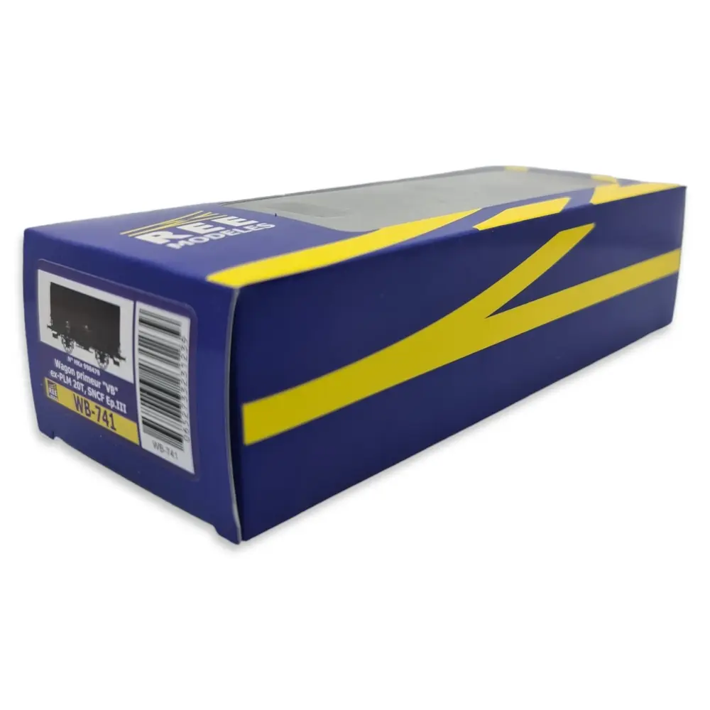 Wagon ex-couvert primeur 20T PLM "VB" REE Modèles WB741 - HO 1/87 - SNCF - EP III - 5