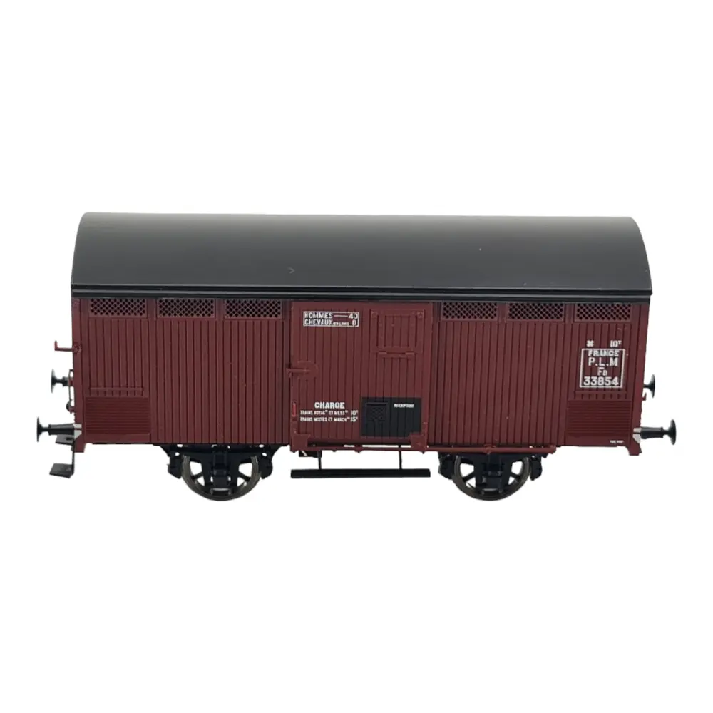 Wagon primeur 10T rouge sideros REE MODELES WB760 - PLM - HO 1/87 - EP II - 2