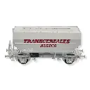 Wagon céréalier ALGECO gris - REE MODELES WB728 SNCF HO 1/87 - EP IV - 2