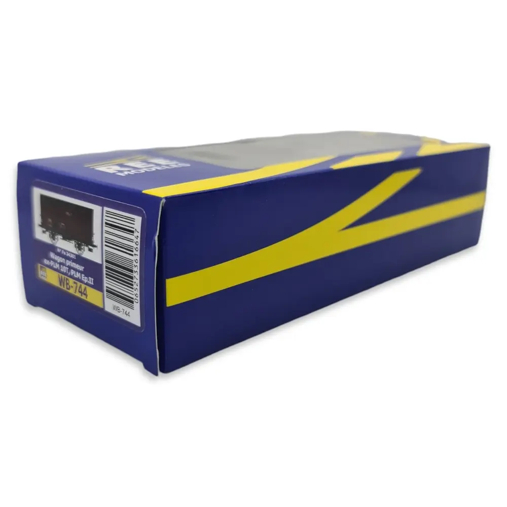 Wagon primeur ex-10T Type 2 REE Modèles WB744 - HO 1/87 - PLM - EP II - 4