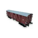 Wagon couvert TP - Ree Modèles WB-528 - HO 1/87 - DR - Ep III - 2R - 2