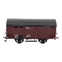 Set 2 Wagons primeurs 10T rouge sideros REE MODELES WB761 - SNCF HO 1/87 - EP II - 4