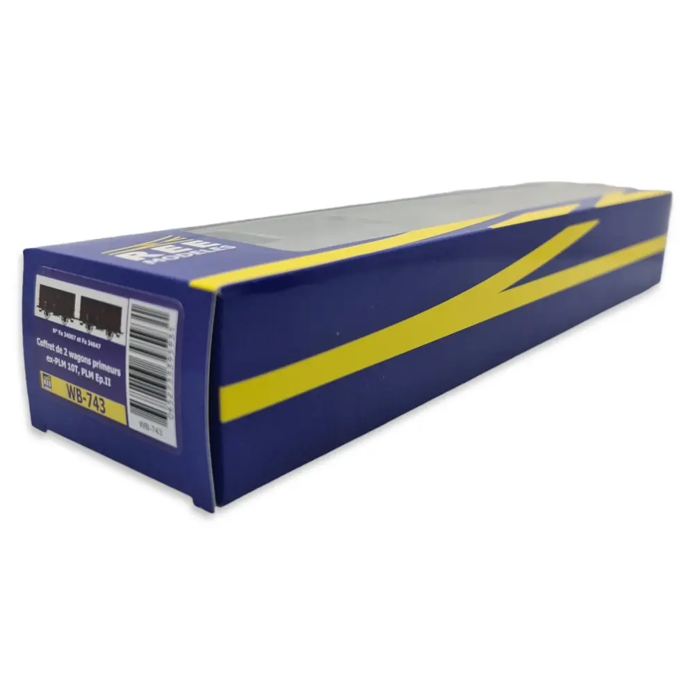 Set 2 Wagons primeurs ex-10T Type 2 REE Modèles WB743 - HO 1/87 - PLM - EP II - 5