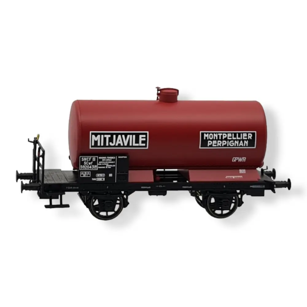 Wagon citerne OCEM 19 de la SNCF, livrée MITJAVILE - REE Modèles WB-711 - HO 1/87e - 4