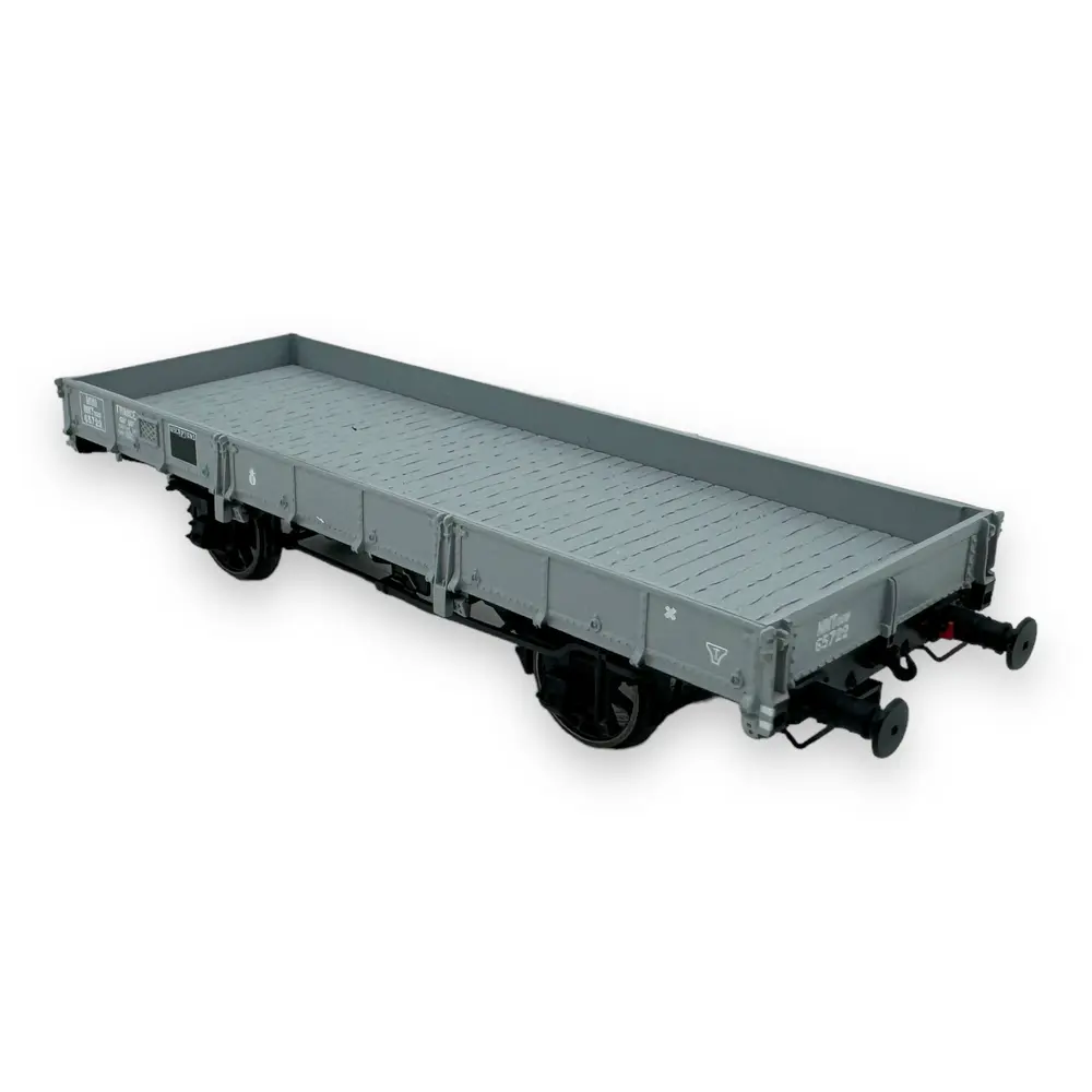 Wagon Plat OCEM 29 MIDI Gris REE MODELES WB603 SNCF - HO 1/87 - EP II - 2