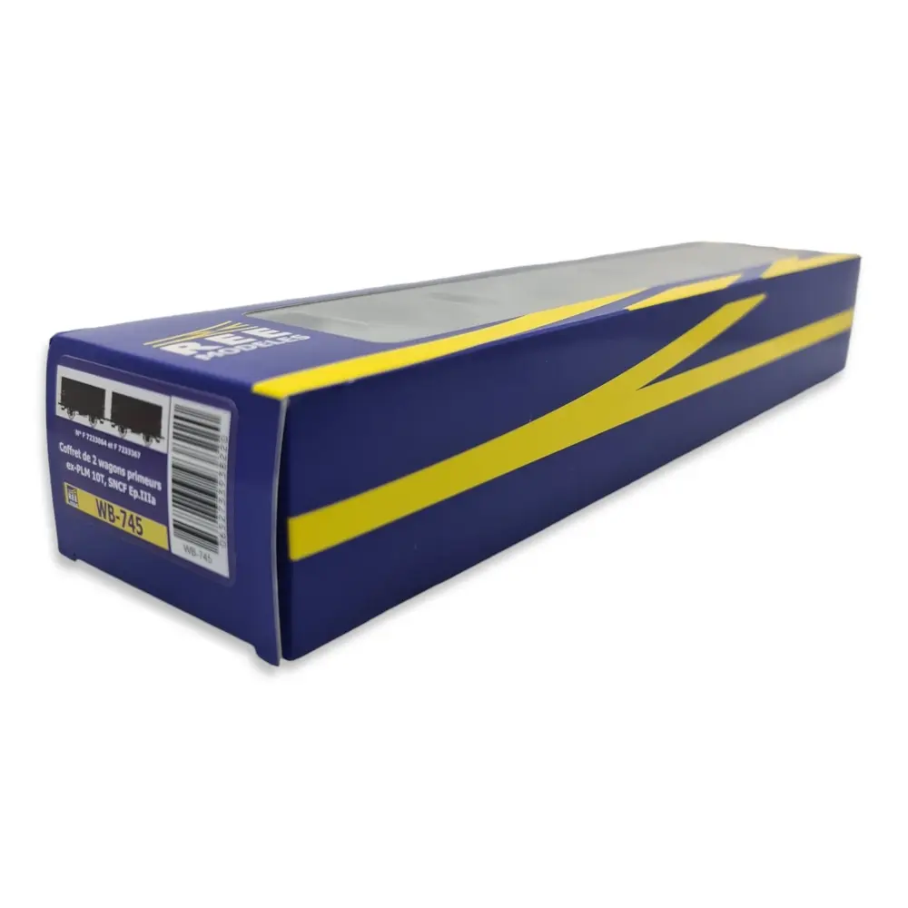 Set 2 Wagons primeurs ex-10T Type 2 & 3 REE Modèles WB743 - HO 1/87 - PLM - EP III - 5