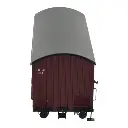 Wagon primeur 10T rouge sideros - REE MODELES WB758 - PLM - HO 1/87 - EP II - 3