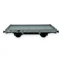 Wagon Plat OCEM 29 MIDI Gris REE MODELES WB603 SNCF - HO 1/87 - EP II - 3