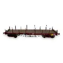 Wagon plat TP Brun à Ranchers courts et longs REE Modeles WB549 SNCF - HO 1/87 - 7