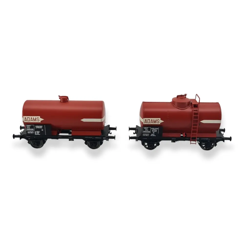 Set 2 wagons citerne OCEM 29 REE Modèles WB714 - HO 1:87 - SNCF - 3