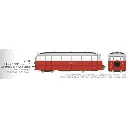 Autorail De Dion type ND Vivarais-Lozère N°202, 2 phares, rouge/gris perle - Ree Modèles VM054 - HOe/HOm 1/87 - CFD - Ep III - Analogique - 2R - 2