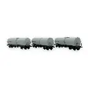 Set de 3 wagons citernes FAUVET-GIREL "ERMEWA" Ree Modèles WB-658 - HO 1/87 - SNCF - Ep V - 2R - 2
