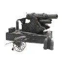 Skoda 30,5 cm Belagerungsmörser M1916, prêt à l'emploi - Artitec 6870254 - HO 1/87 - 4