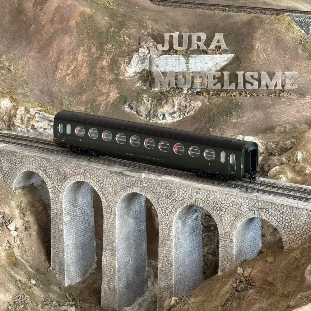 Voiture allégée Saucisson "ETAT" B10 N°34989 - Ree Modèles VB472 - HO 1/87 - SNCF - Ep IIIb - 2R - 5