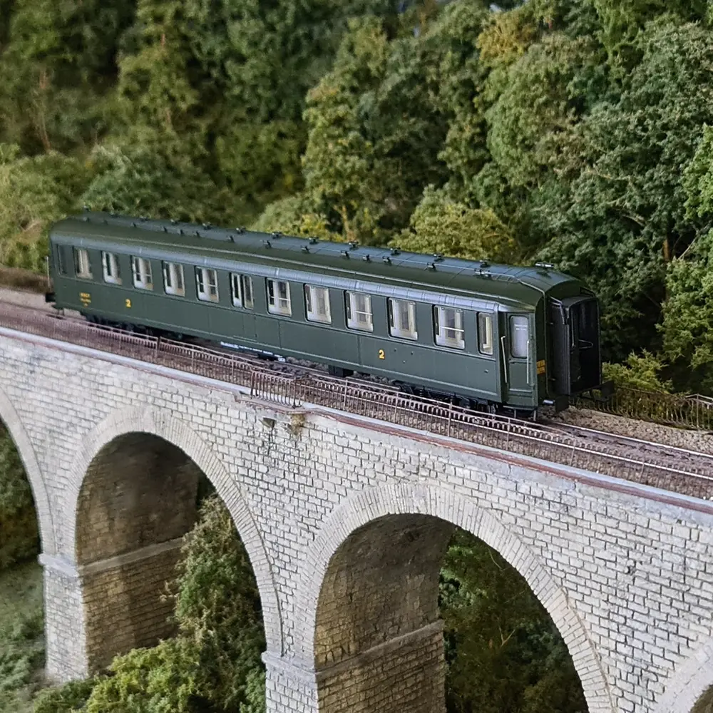 Voiture voyageur BACALAN B11 myfi - REE Modèles VB372 - HO 1/87 - SNCF - EP IIIB - 5