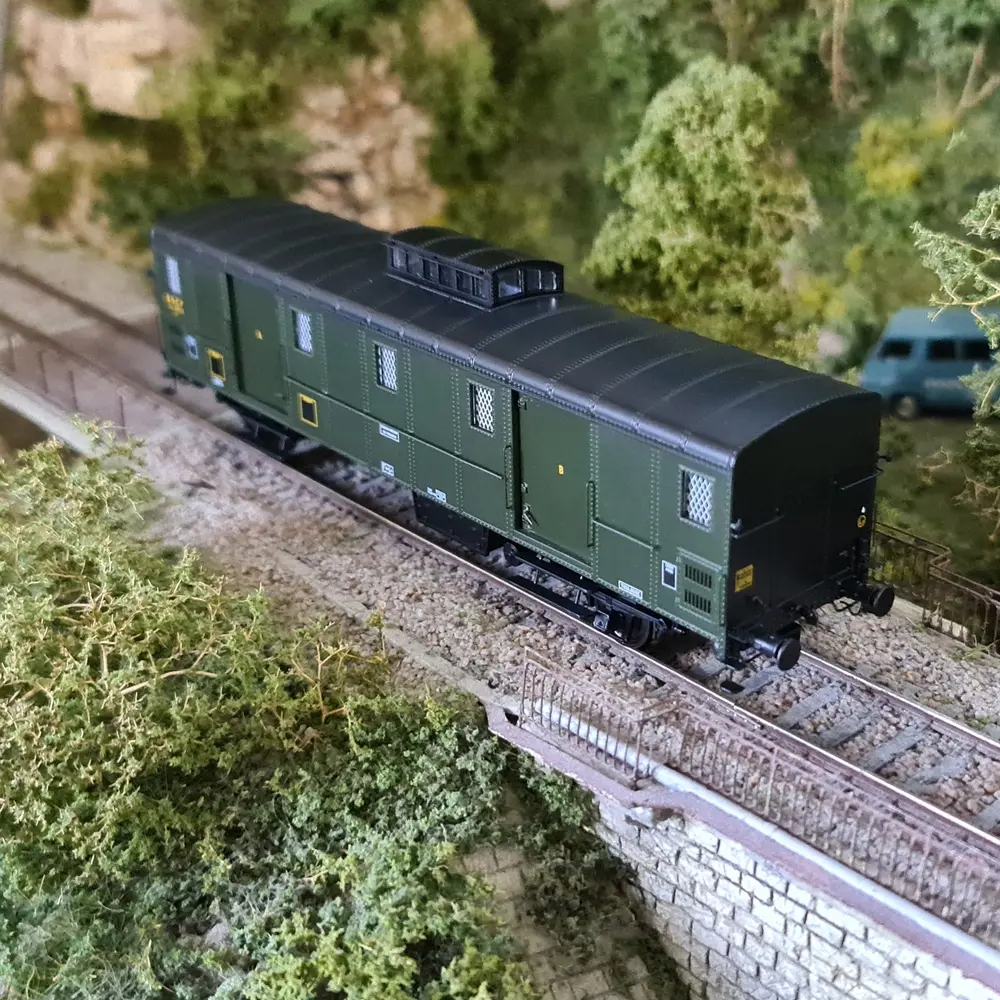 FOURGON OCEM 30 "TOULOUSE" Vigie - REE MODELES VB109 SNCF - HO 1/87 - EP III - 5