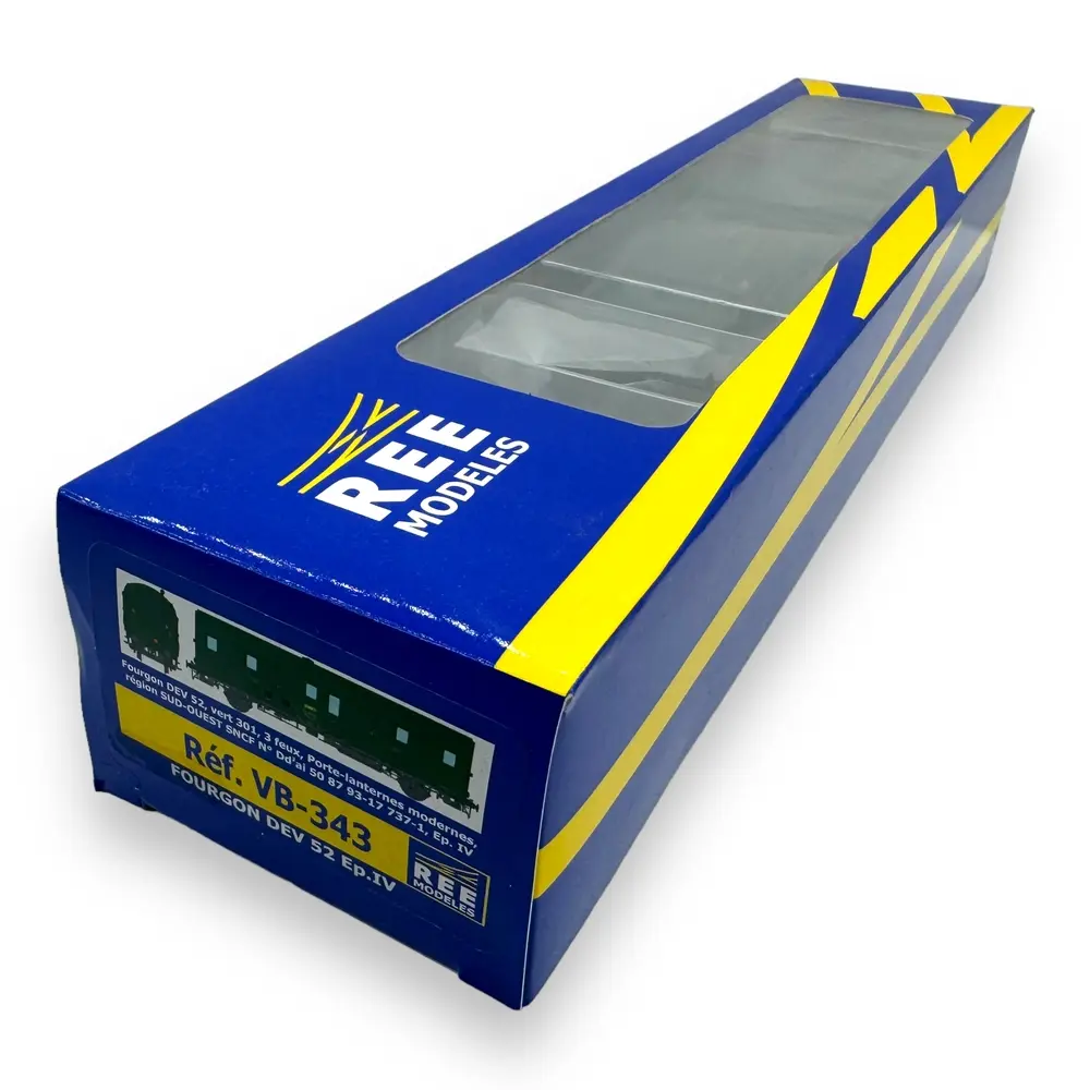 Fourgon DEV 52 Sud Ouest - REE Modèles VB343 - HO 1/87 - SNCF - EP IV - 4