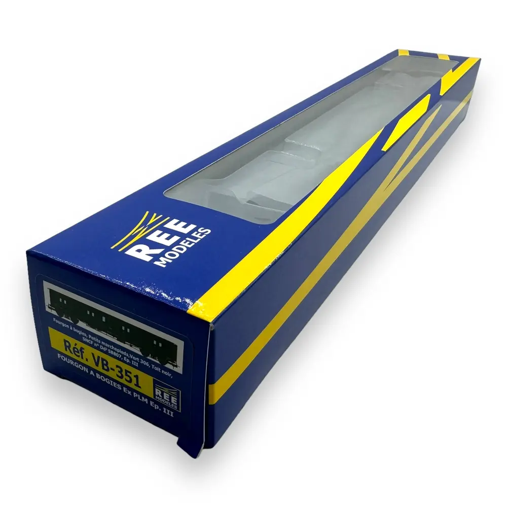 Fourgon à bogies - Ree Modèles VB-351 - HO 1/87 - SNCF - Ep III - 2R - 4