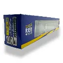 Voiture métallisée Ex-PLM REE Modèles VB453 vert 306 - HO 1/87 - SNCF - EP III.A - 4